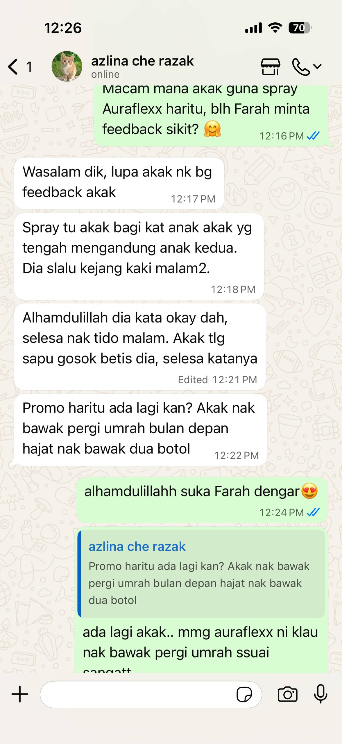 Testimoni Azlina
