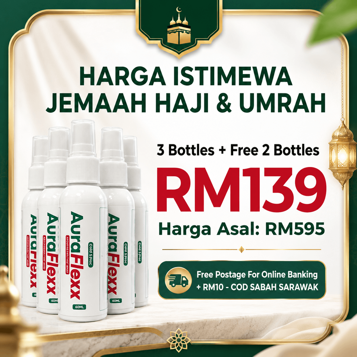 5 Botol AuraFlexx